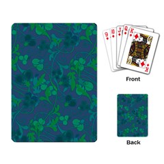 Floral Pattern Playing Card by Valentinaart