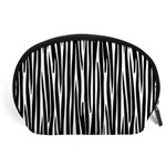 Zebra pattern Accessory Pouches (Large)  Front