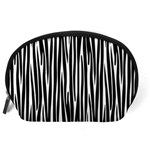 Zebra pattern Accessory Pouches (Large)  Back