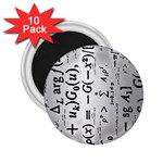 Science Formulas 2.25  Magnets (10 pack)  Front