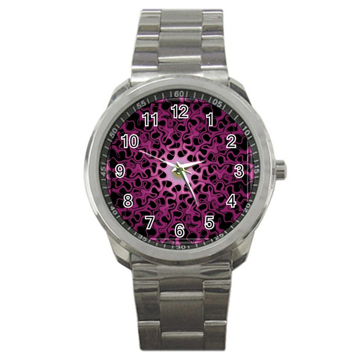 Cool Fractal Sport Metal Watch