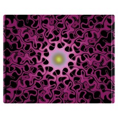 Cool Fractal Double Sided Flano Blanket (medium)  by Simbadda