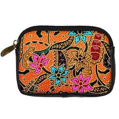 Colorful The Beautiful Of Art Indonesian Batik Pattern Digital Camera Cases by Simbadda