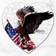 Independence Day United States Jigsaw Puzzle (heart) by Simbadda