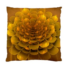 Yellow Flower Standard Cushion Case (two Sides) by Simbadda