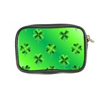 Shamrock Green Pattern Design Coin Purse Back