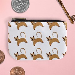 Cute Cats Seamless Wallpaper Background Pattern Mini Coin Purses by Simbadda