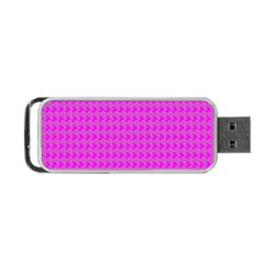 Clovers On Pink Portable Usb Flash (two Sides) by PhotoNOLA