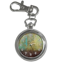 Aqua Textured Abstract Key Chain Watches by digitaldivadesigns