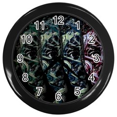 Wild Child Wall Clocks (black) by Valentinaart