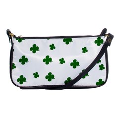 St  Patrick s Clover Pattern Shoulder Clutch Bags by Valentinaart