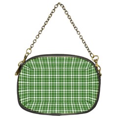 St  Patricks Day Plaid Pattern Chain Purses (two Sides)  by Valentinaart