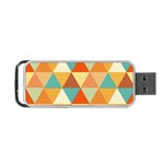 Triangles Pattern  Portable USB Flash (One Side) Front