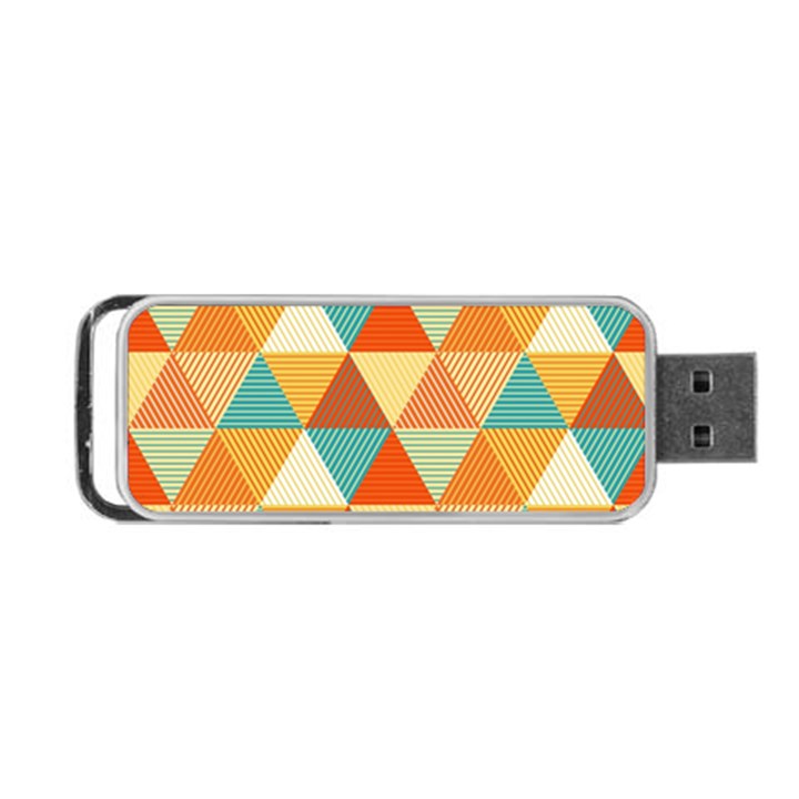 Triangles Pattern  Portable USB Flash (One Side)