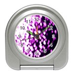 Bokeh Background In Purple Color Travel Alarm Clocks Front