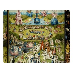 Hieronymus Bosch Garden Of Earthly Delights Double Sided Flano Blanket (large)  by MasterpiecesOfArt