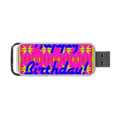 Happy Birthday! Portable Usb Flash (two Sides) by Amaryn4rt