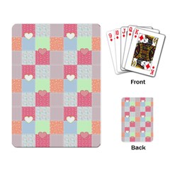 Patchwork Playing Card by Valentinaart