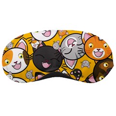 Cats Pattern Sleeping Masks by Valentinaart