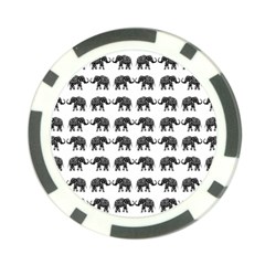 Indian Elephant Pattern Poker Chip Card Guard (10 Pack) by Valentinaart