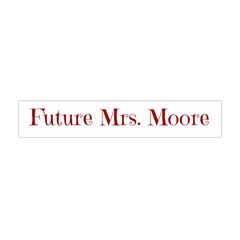 Future Mrs  Moore Flano Scarf (mini) by badwolf1988store