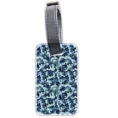 Navy Camouflage Luggage Tags (two Sides) by sifis