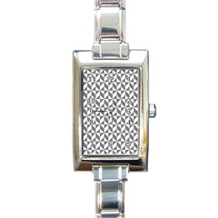 Pattern Rectangle Italian Charm Watch by Valentinaart