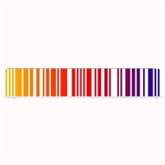 Colorful Gradient Barcode Small Bar Mats by Simbadda