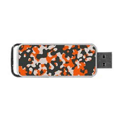 Camouflage Texture Patterns Portable Usb Flash (one Side) by Simbadda