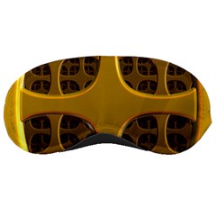 Golden Fractal Window Sleeping Masks by Simbadda