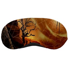 Digital Art Nature Spider Witch Spiderwebs Bricks Window Trees Fire Boiler Cliff Rock Sleeping Masks by Simbadda