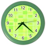 Pattern Color Wall Clocks Front