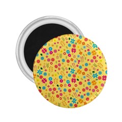 Floral Pattern 2 25  Magnets by Valentinaart