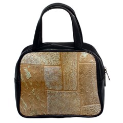 Texture Of Ceramic Tile Classic Handbags (2 Sides) by Simbadda