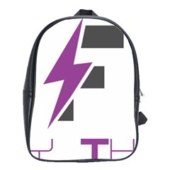 Original Logos 2017 Feb 5529 58abaecc49c40 (1) School Bags(large)  by FlashyThread