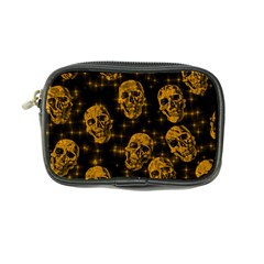 Sparkling Glitter Skulls Golden Coin Purse by ImpressiveMoments