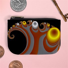 Classic Mandelbrot Dimpled Spheroids Mini Coin Purses by Simbadda