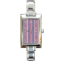 Lines Rectangle Italian Charm Watch by Valentinaart