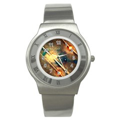 Light Space Stainless Steel Watch by DeneWestUK