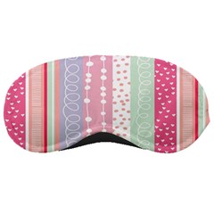 Heart Love Valentine Polka Dot Pink Blue Grey Purple Red Sleeping Masks by Mariart