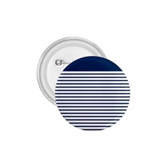 Horizontal Stripes Blue White Line 1 75  Buttons by Mariart