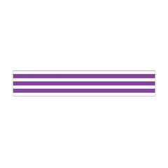 Horizontal Stripes Purple Flano Scarf (mini) by Mariart