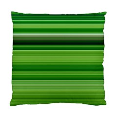 Horizontal Stripes Line Green Standard Cushion Case (two Sides) by Mariart