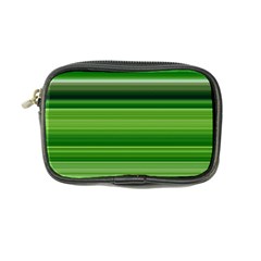 Horizontal Stripes Line Green Coin Purse by Mariart