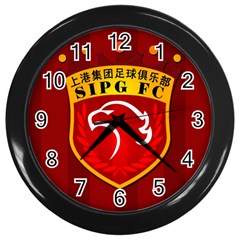 Shanghai Sipg F C  Wall Clocks (black) by Valentinaart