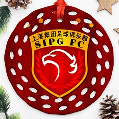 Shanghai Sipg F C  Ornament (round Filigree) by Valentinaart