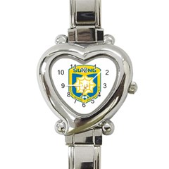 Jiangsu Suning F C  Heart Italian Charm Watch by Valentinaart