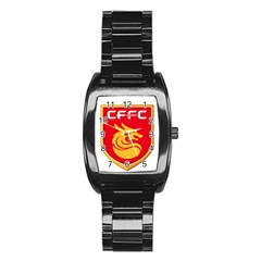 Hebei China Fortune F C  Stainless Steel Barrel Watch by Valentinaart