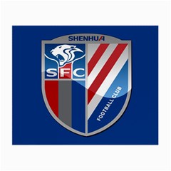 Shanghai Greenland Shenhua F C  Small Glasses Cloth by Valentinaart