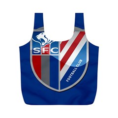 Shanghai Greenland Shenhua F C  Full Print Recycle Bags (m)  by Valentinaart